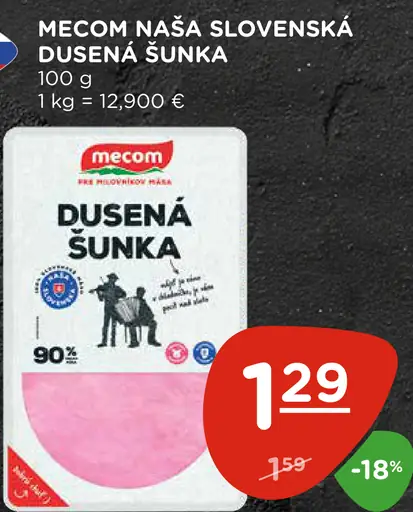 Mecom Naša Slovenská dusená šunka