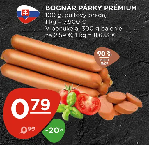Bognár Párky premium