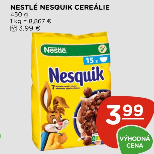 NESTLÉ NESQUIK cereálie