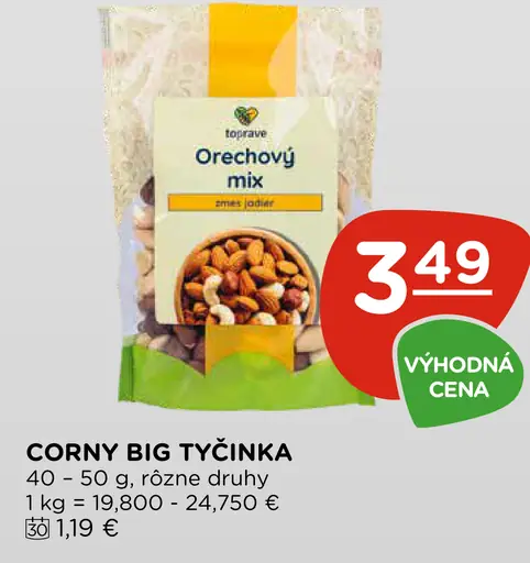 Toprawe orechový mix