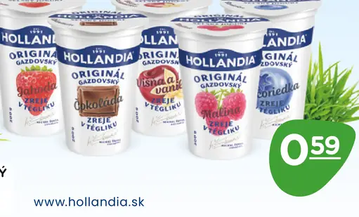 HOLLANDIA Gazdovský jogurt ochutený