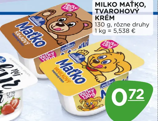 Milko Matko Tvarohový krém