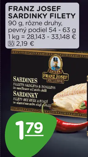 Franz Josef sardinky filety