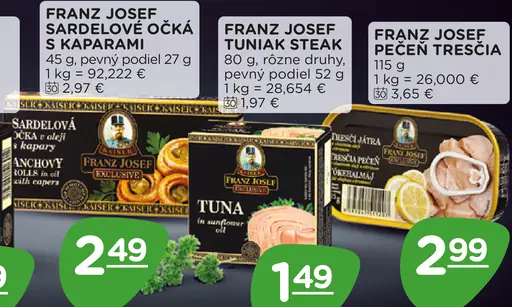 Franz Josef Pečeň tresčia