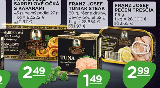 FRANZ JOSEF Tuniak steak