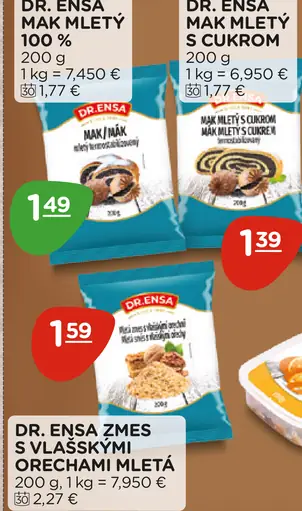 Dr. Ensa Mletý mak s cukrom