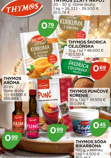 Thymos sóda bikarbóna