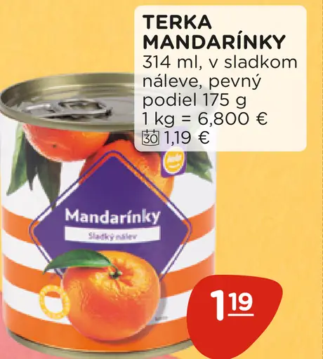 Terka mandarínky