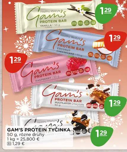 Gam's proteín tyčinka