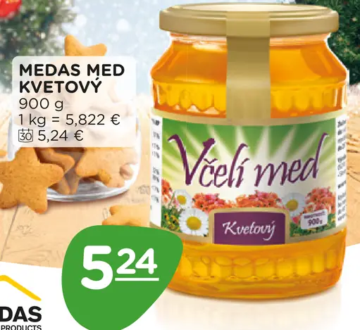 Medas med kvetový
