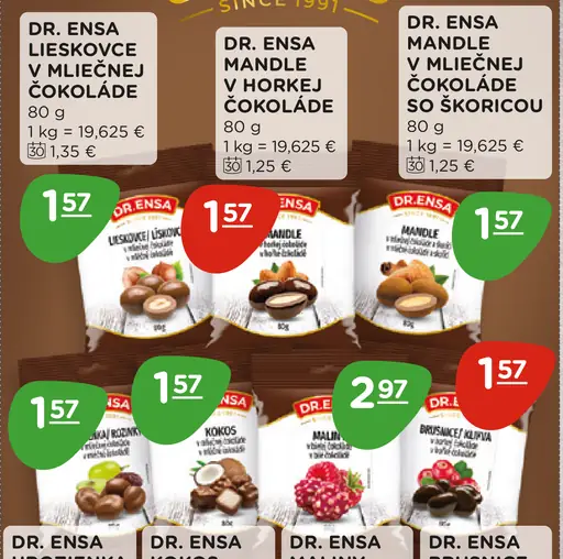 Dr. Ensa mandle v horkej čokoláde