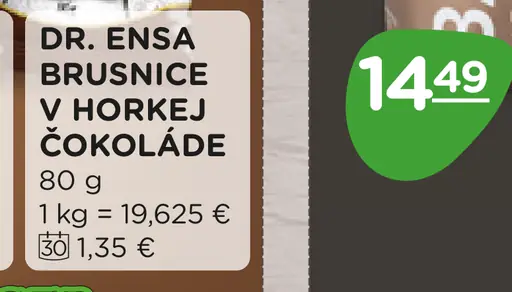 Dr. Ensa Brusnice v horkej čokoláde