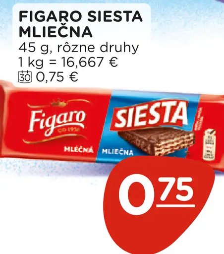 Figaro Siesta Mliečna