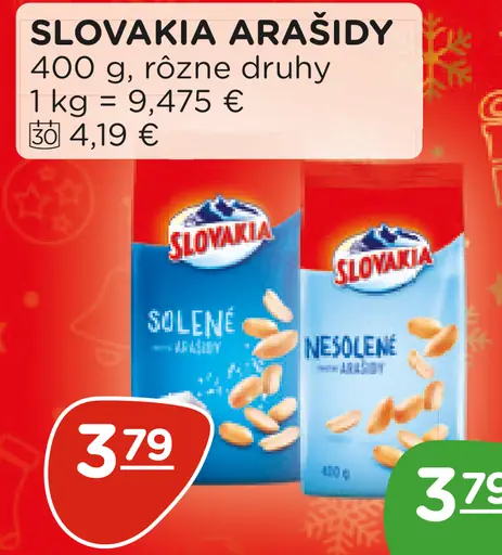 Slovakia Arašidy
