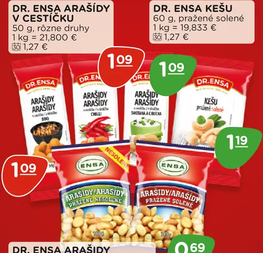 Dr. Ensa arašidy v cestíčku