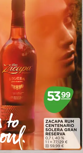 Zacapa Centenario Solera Gran Reserva rum