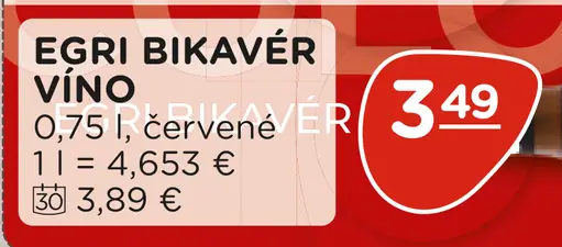 Egri Bikavér Vino Červené