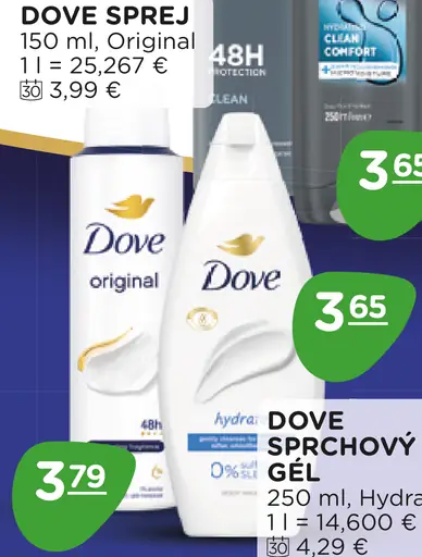 Dove sprchový gél