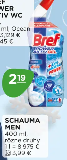 Bref Power Aktiv WC čistiaci gél