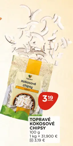 Toprave Kokosové chipsy