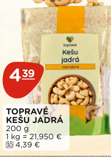 Toprave Kešu jadrá