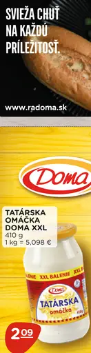 Doma Tatárska omáčka Doma XXL