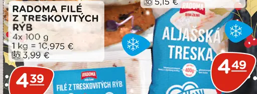 Radoma filé z treskovitých rýb