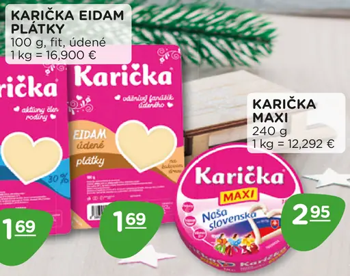Karička Eidam plátky fit, údené