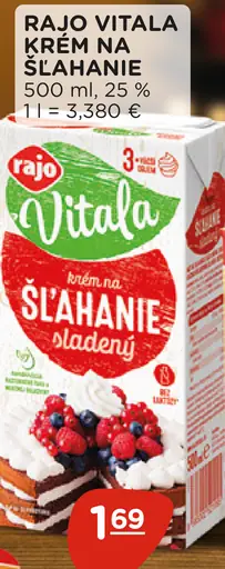 Rajo Vitala Krém na šľahanie