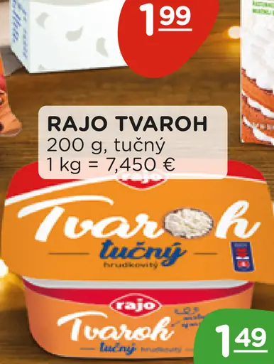 Rajo Tvaroh tučný
