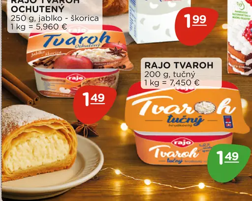 Rajo tvaroh ochutený