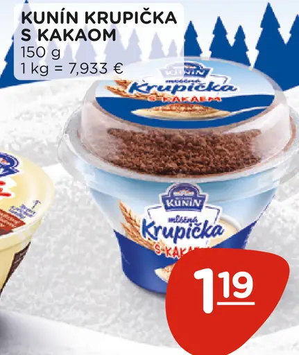 Kunín Krupička s kakaom