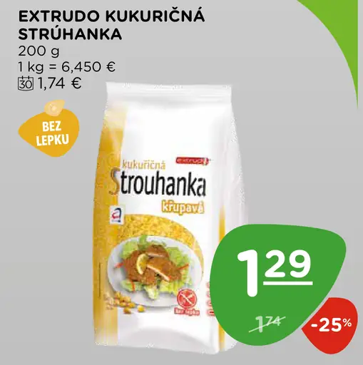Extrudo Kukuričná strúhanka
