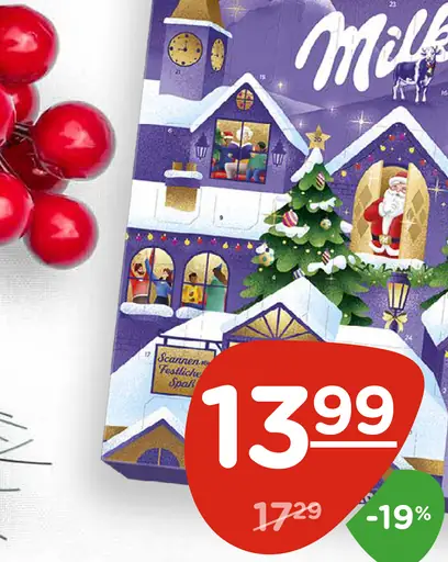 Milka Adventný kalendár