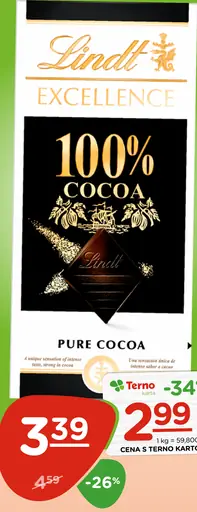 Lindt Excellence čokoláda