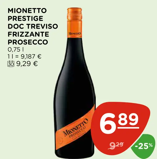 Mionetto Prestige DOC Treviso Frizzante