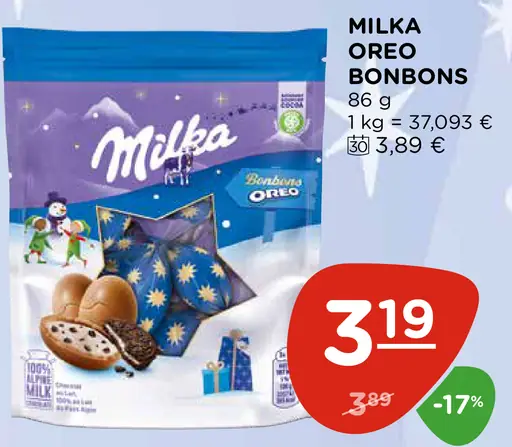 Milka Oreo bonbons