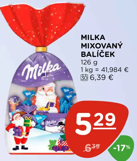 Milka mixovaný balíček