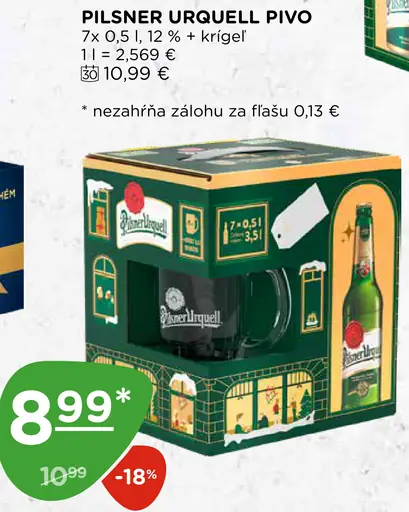 Pilsner Urquell pivo