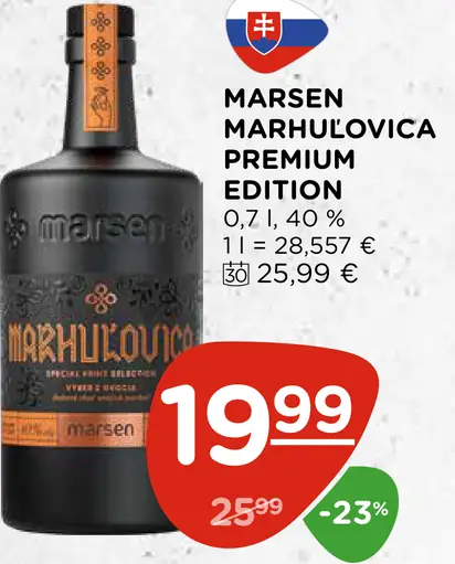 Marsen Marhuľovica Premium Edition