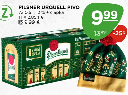 Pilsner Urquell pivo
