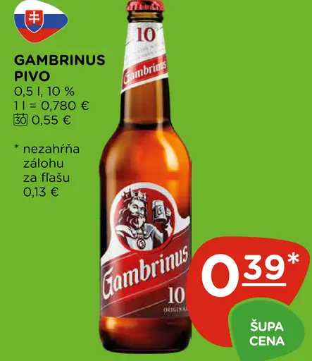 Gambrinus pivo