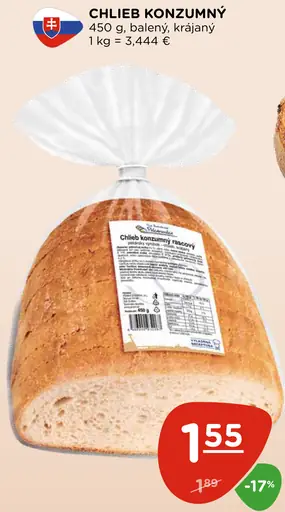 Chlieb konzumný