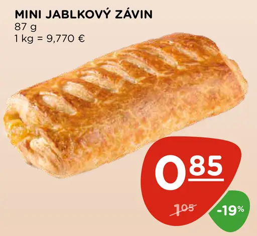 Mini jablkový závin