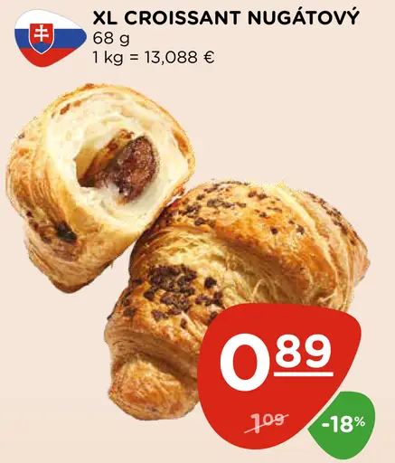XL Croissant Nugátový