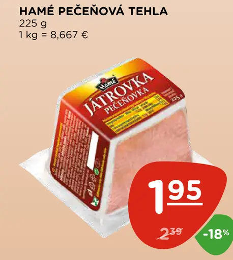 Hamé pečeňová tehla