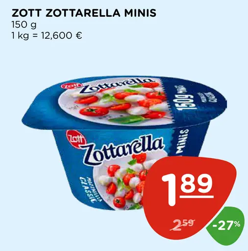 Zott Zottarella Minis