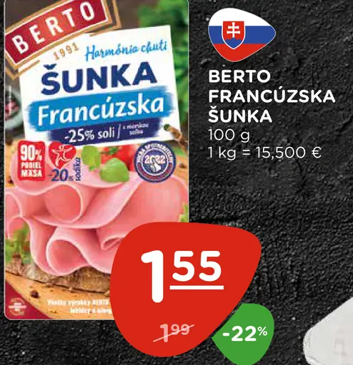 Berto francúzska šunka