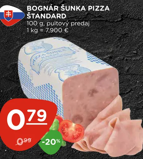 Bognár Šunka pizza štandard
