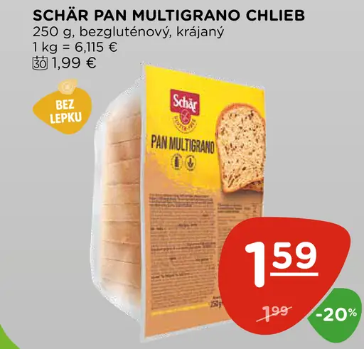 Schär Pan Multigrano chlieb